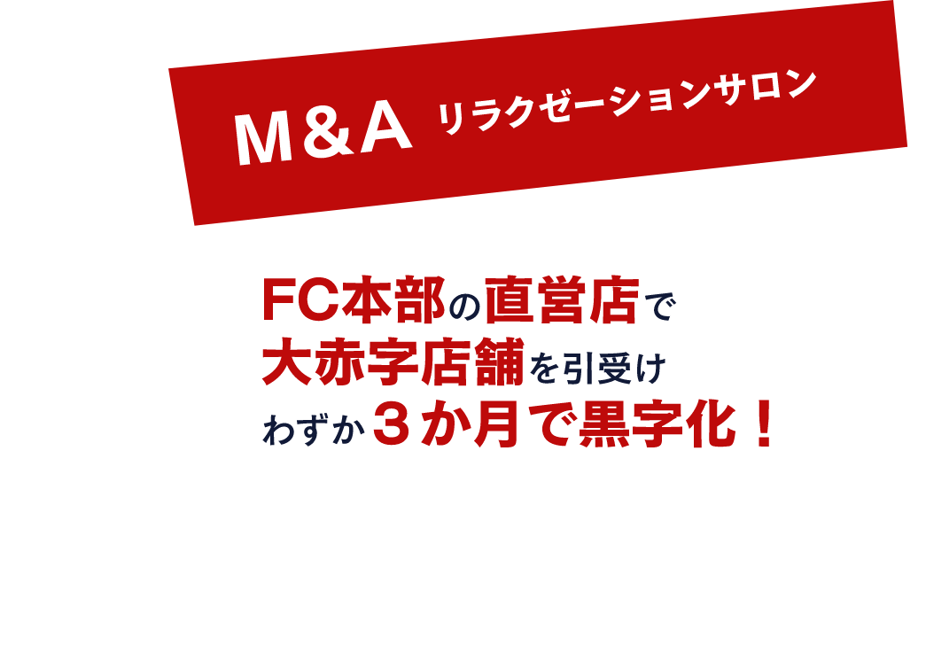 M＆A リラクゼーションサロン